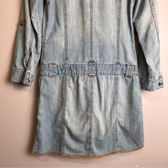 Vintage Joie Denim Button-Up 100% Cotton Dress Size 2, EUC - Picture 6 of 10